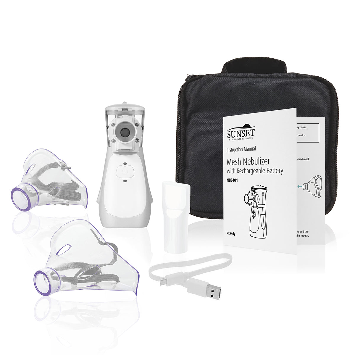 Sunset Mini Mesh Nebulizer Compressor - DISCONTINUED