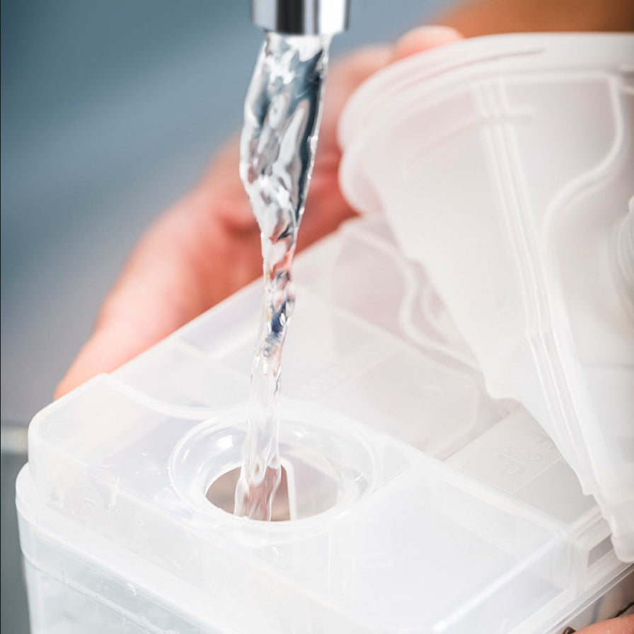 Filling a Water chamber for a Sleepstyle Auto Machine 